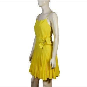 ALICE + OLIVIA Webber Mini Yellow Dress